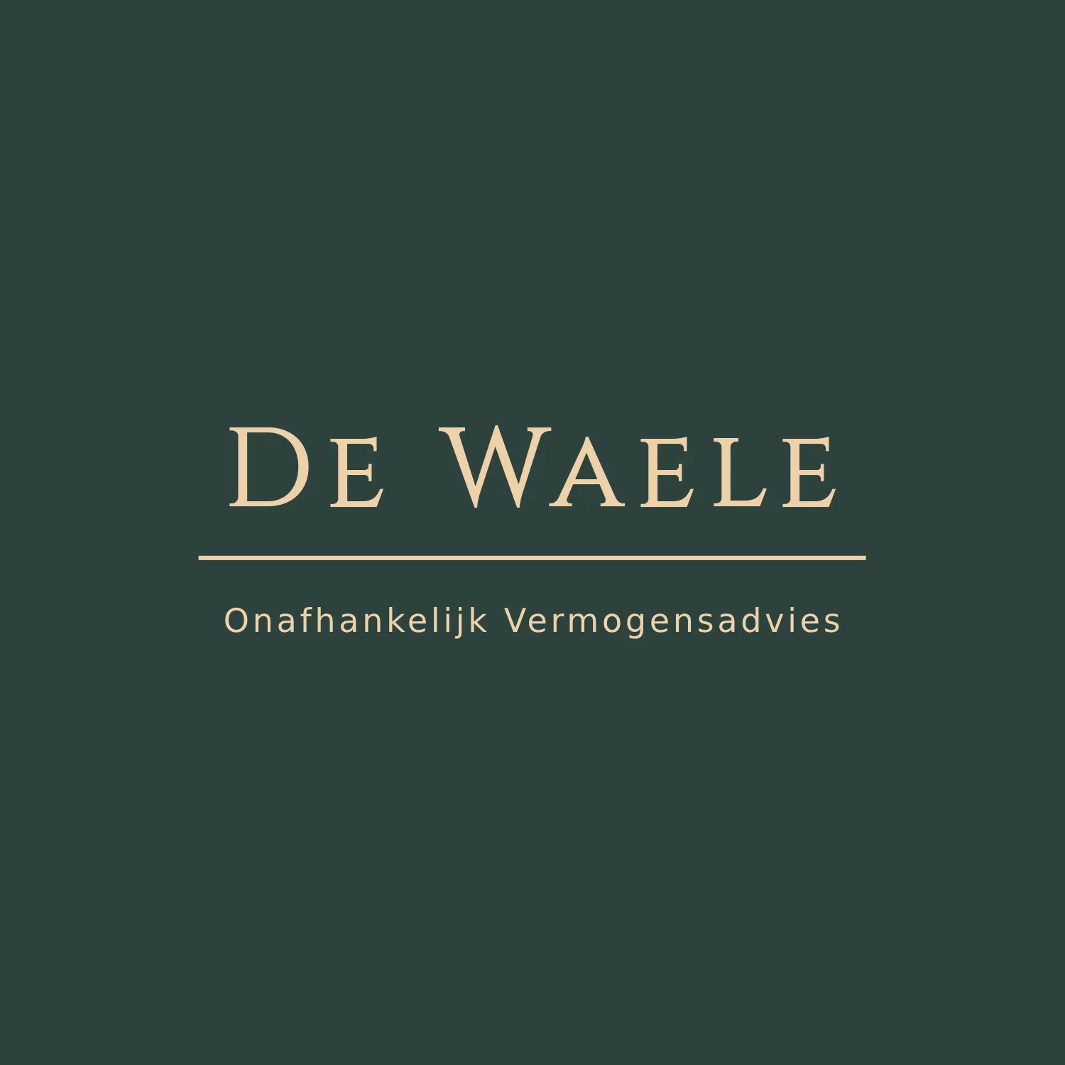 De Waele Onafhankelijk Vermogensadvies - logo