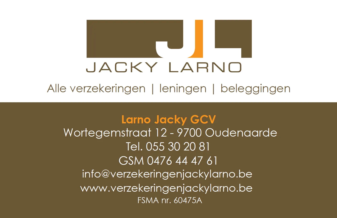 Verzekeringen JACKY LARNO COMMV - logo