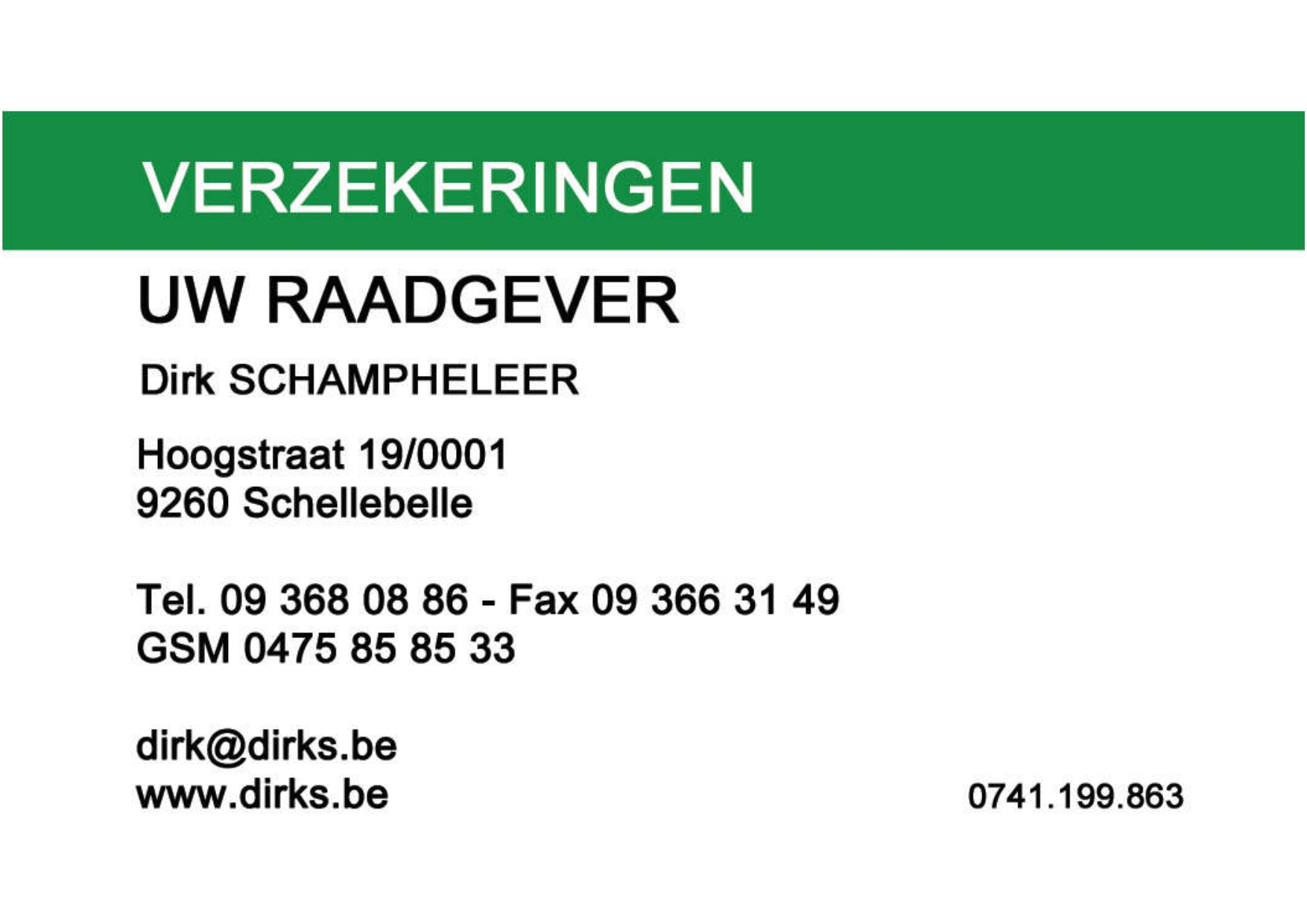 Dhr. SCHAMPHELEER Dirk - logo